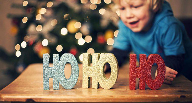 Dlaczego Mikołaj mówi "ho Ho Ho"?