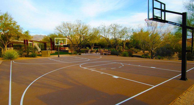 Ile okrążeń zajmie boisko do koszykówki, aby równać się z milą?