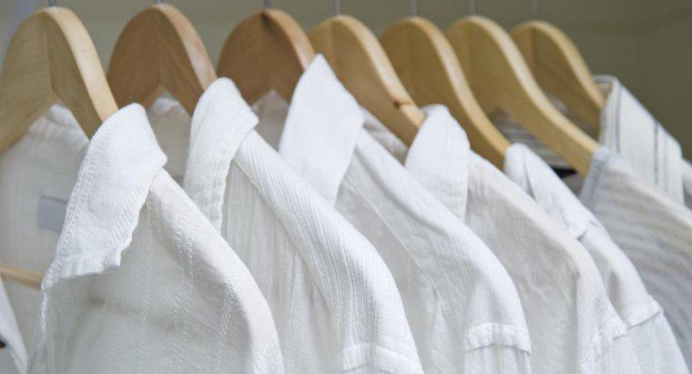 Co mogę użyć, aby utrzymać bawełniane koszule białe?