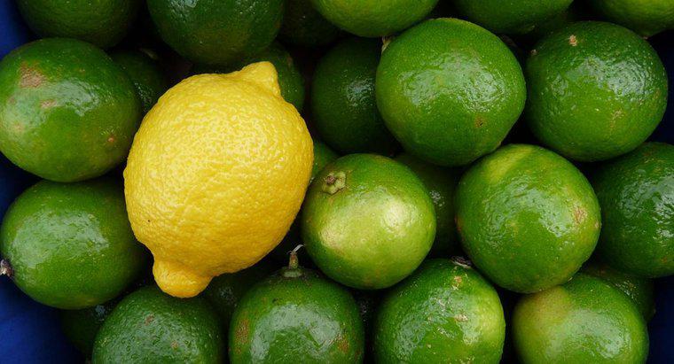 Jakie są różnice między cytrynami i limonkami?