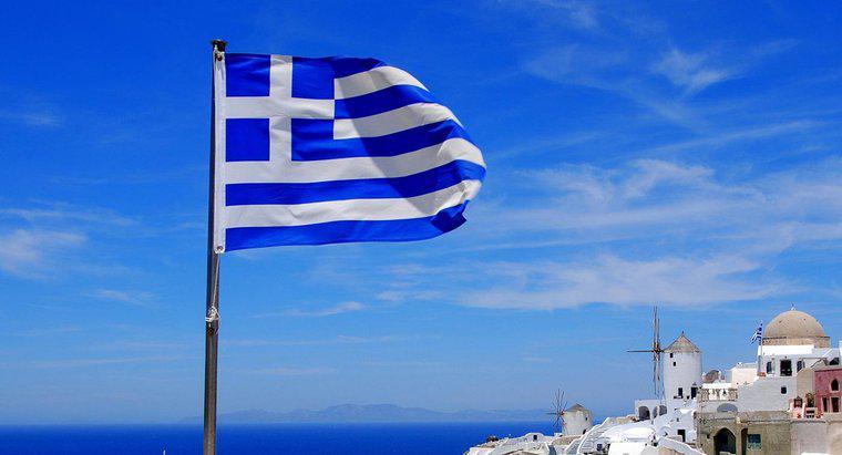 Co oznaczają kolory na greckiej banderą?