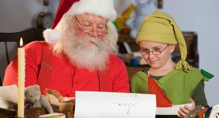 Jakie są imiona elfów Świętego Mikołaja?