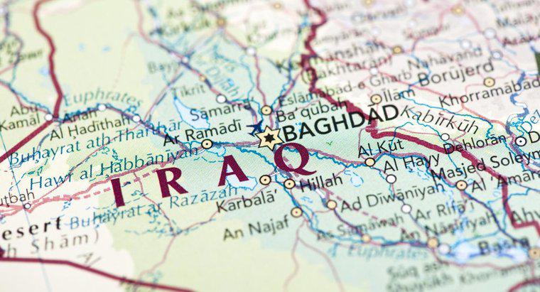 Jakie kraje graniczą z Irakiem?
