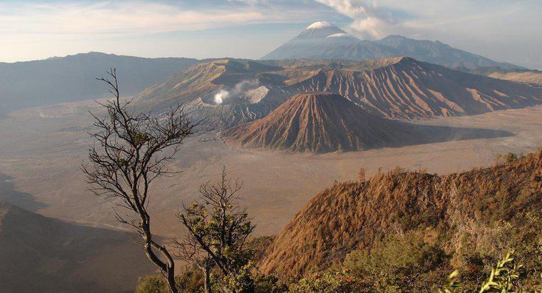 Jaki kraj ma najwięcej wulkanów?