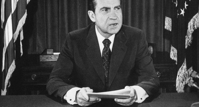 Co jest sławne dla Richarda M. Nixona?