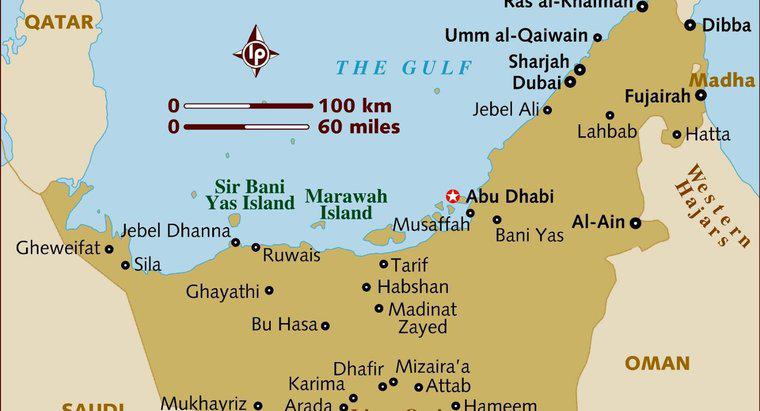 Jaka jest odległość między Abu Zabi i Dubajem?