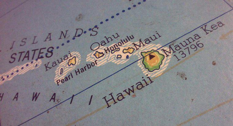 Gdzie znajduje się Hawaje na mapie?