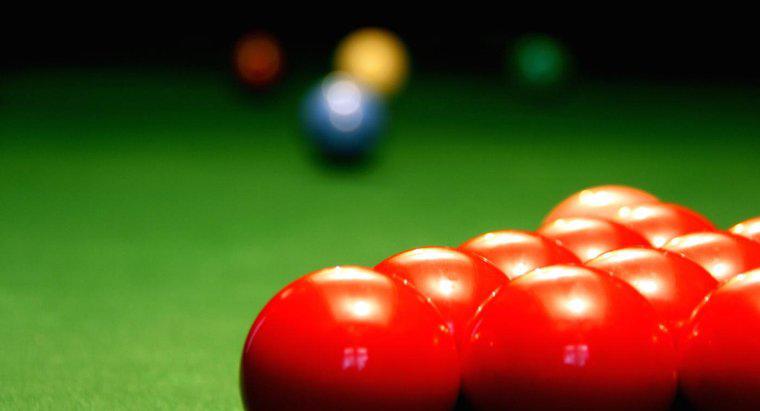 Ile punktów warte są kulki Snookera?