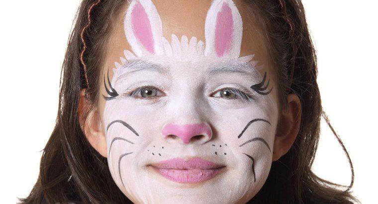 Jak malujesz swoją twarz, by wyglądać jak królik?