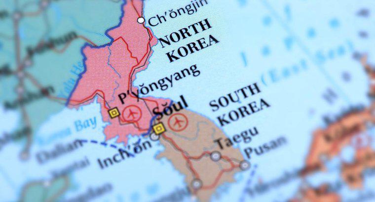 Który kraj jest większy, Korea Północna lub Korea Południowa?