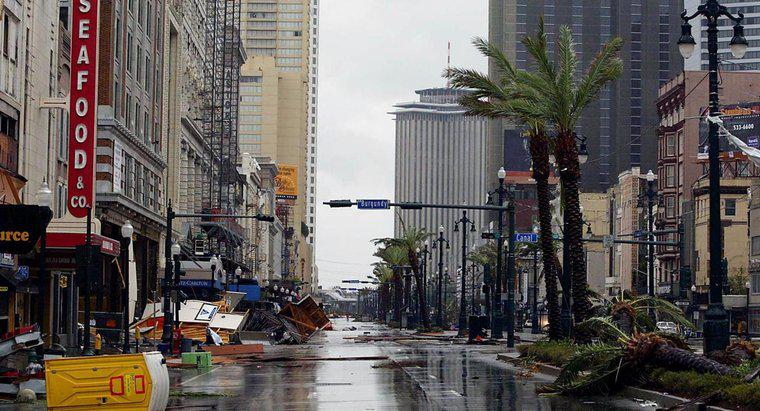 Czy francuska dzielnica Nowego Orleanu to obszar, który uderzył najtrudniej przez huragan Katrina?