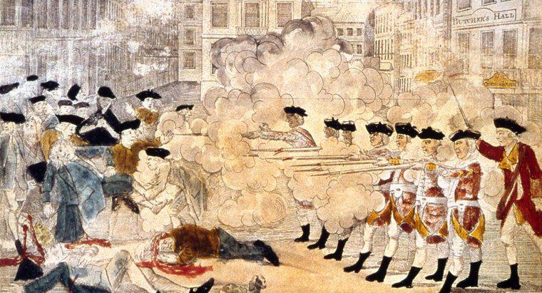Jak Koloniści zareagowali na masakrę w Bostonie?