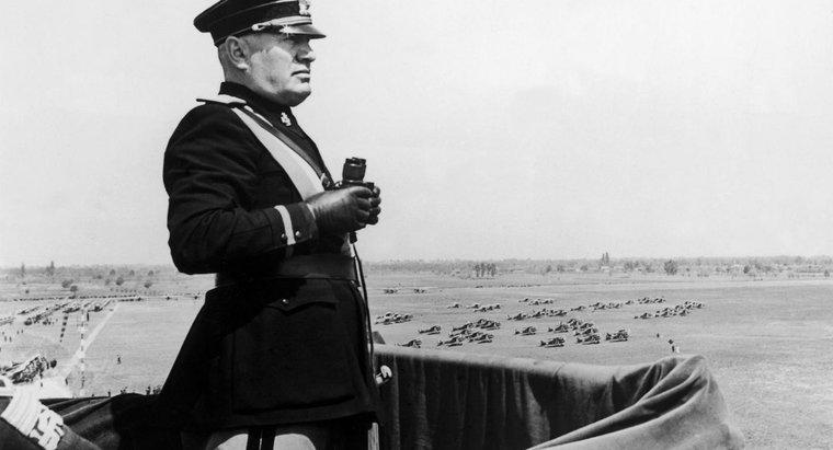 Jakie były cele Benito Mussoliniego dla Włoch?