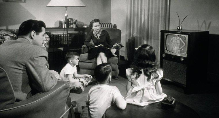 Ile koszt telewizji w latach pięćdziesiątych?