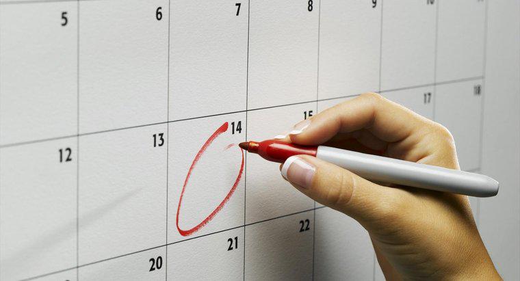 Jak często powtarzają się daty kalendarza?