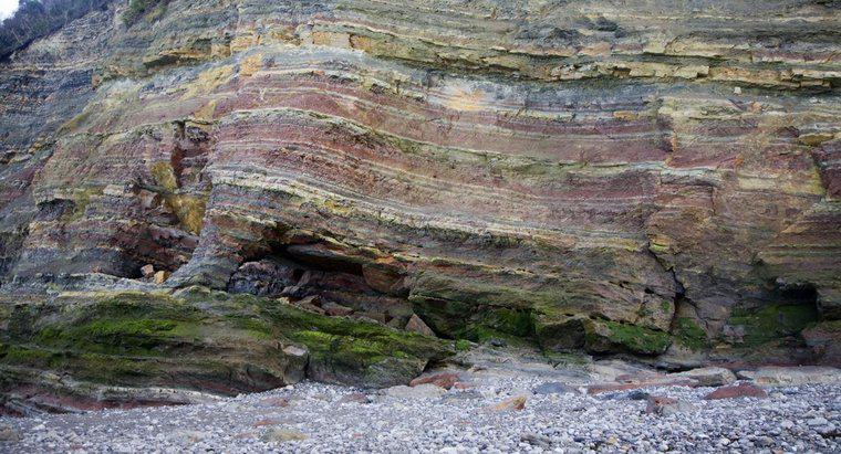 Gdzie są znalezione skały osadowe?