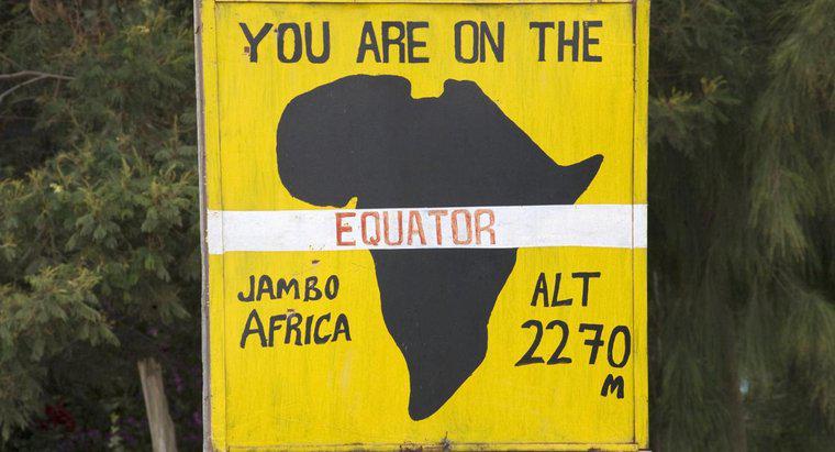 Do jakich krajów afrykańskich przechodzi równik?