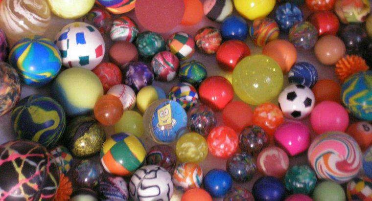 Jakie materiały są używane w Bouncy Balls?