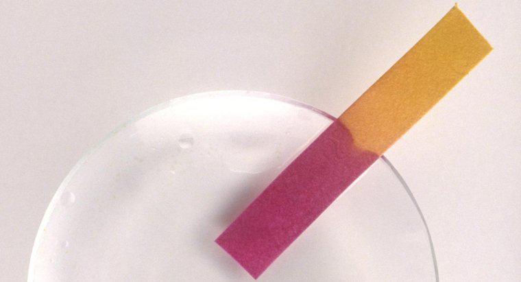 Jakiego koloru papier lakmusowy zamienia w kwas?
