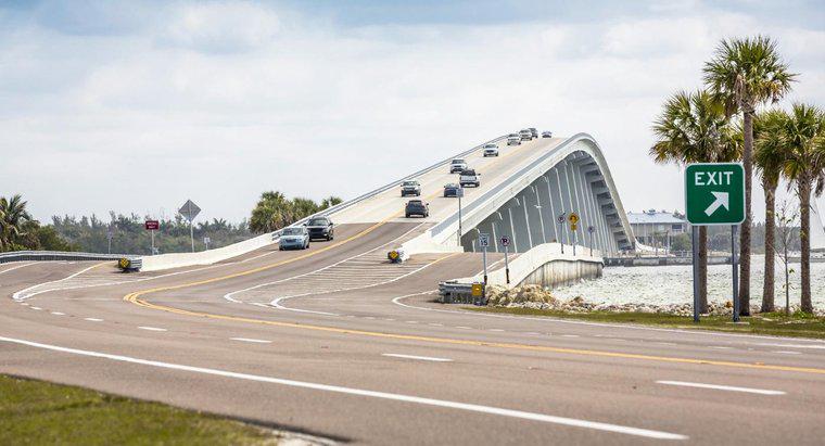 Gdzie można znaleźć mapę wylotów z autostrady na Florydę?