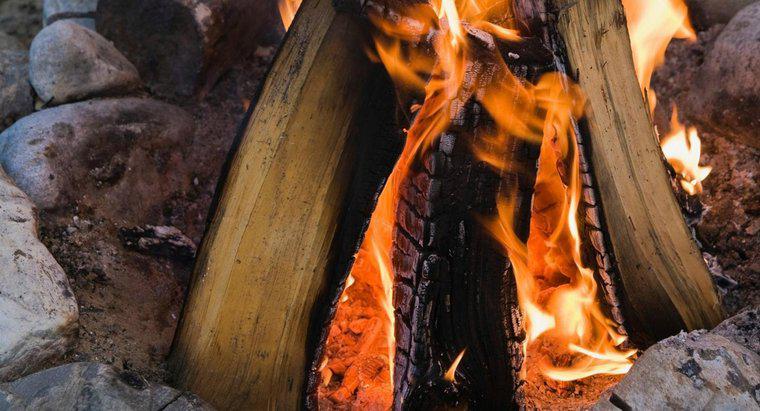 Jak gorący jest drewniany ogień?