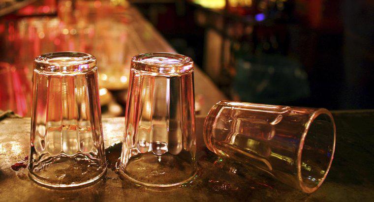 Ile alkoholi utrzymuje szklana kieliszka?