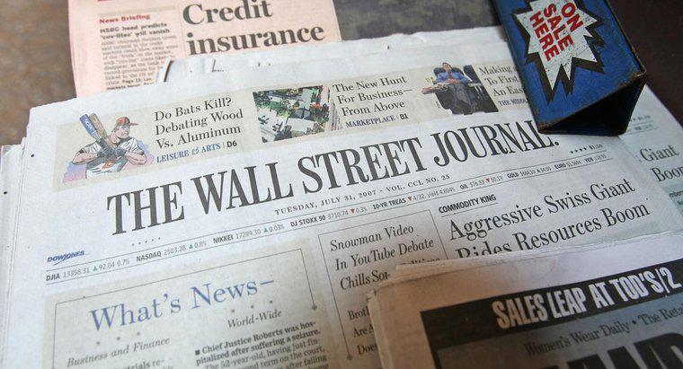 Jak często jest publikowany dziennik Wall Street?