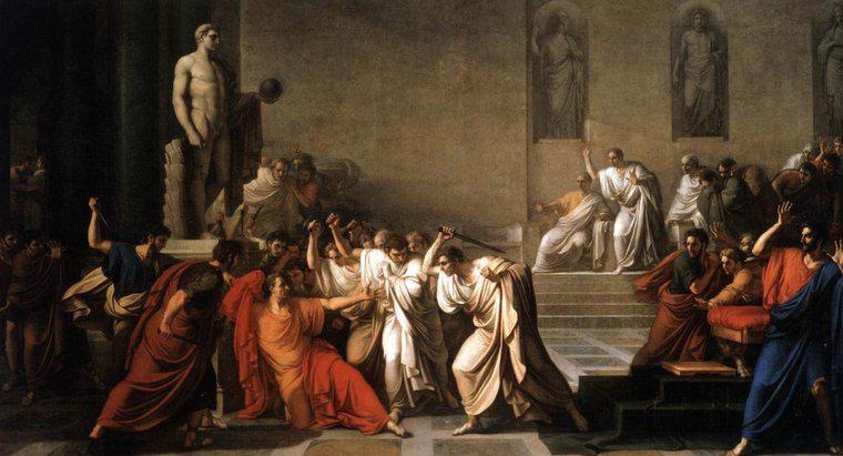 Jakie powody Brutus daje za zabicie Cezara?
